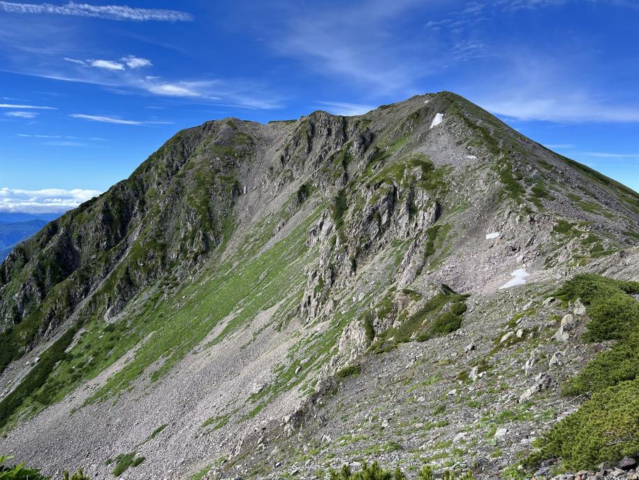 南アルプスの主峰赤石